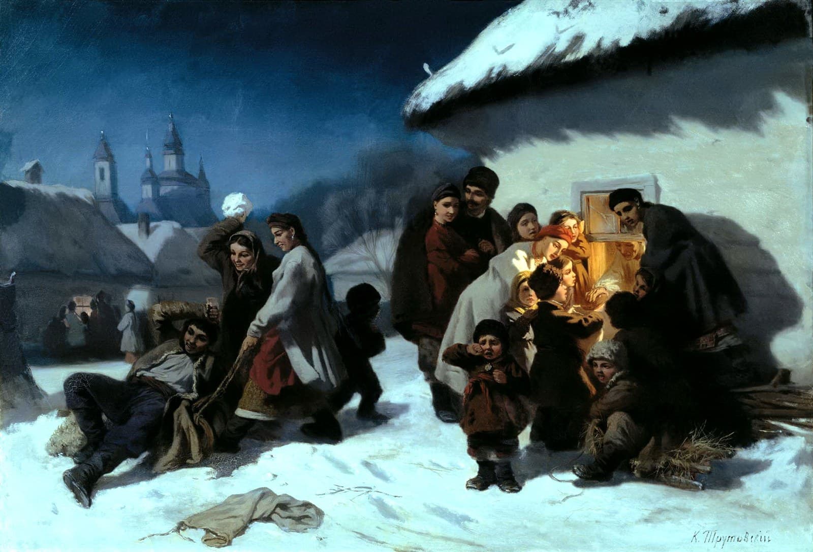 Carolers in Ukraine
