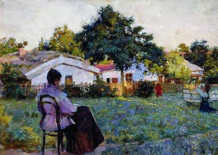 At the Dacha. Noon