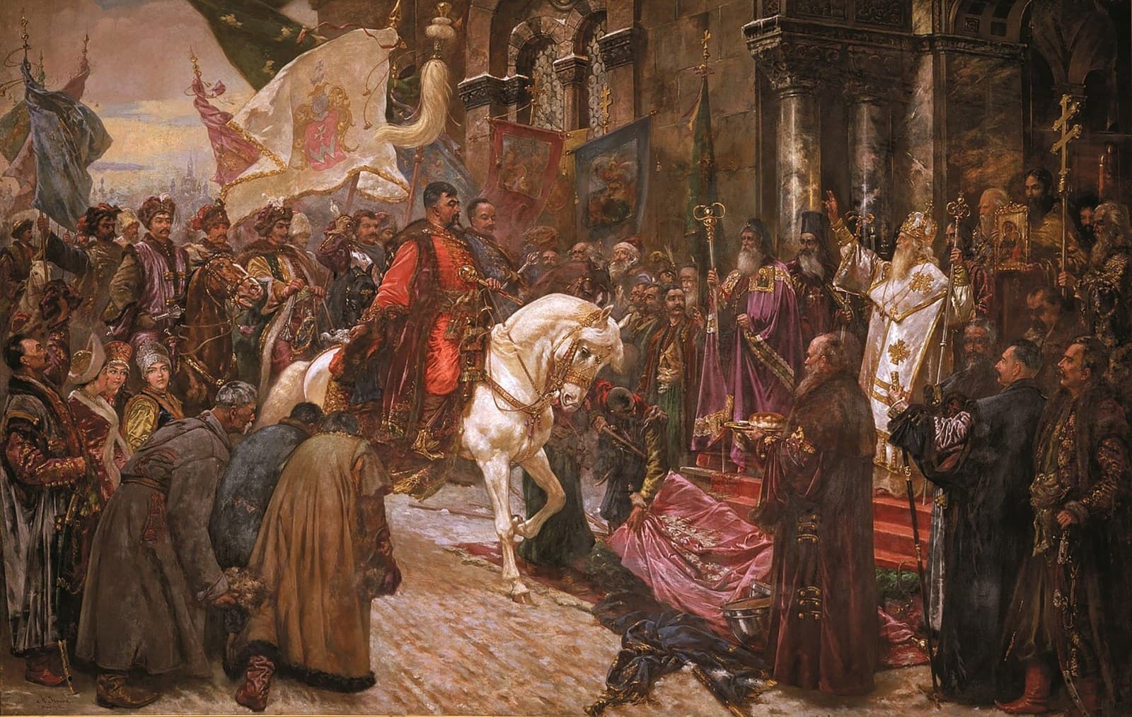 Bohdan Khmelnytskyi's Entry into Kyiv