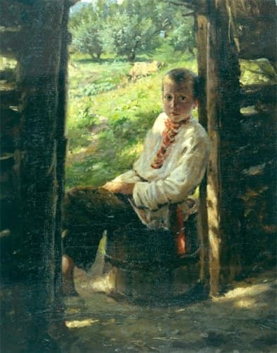 Portrait of a Ukrainian Boy