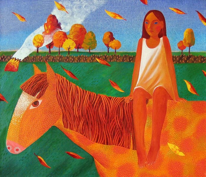 Autumn on a Golden Horse