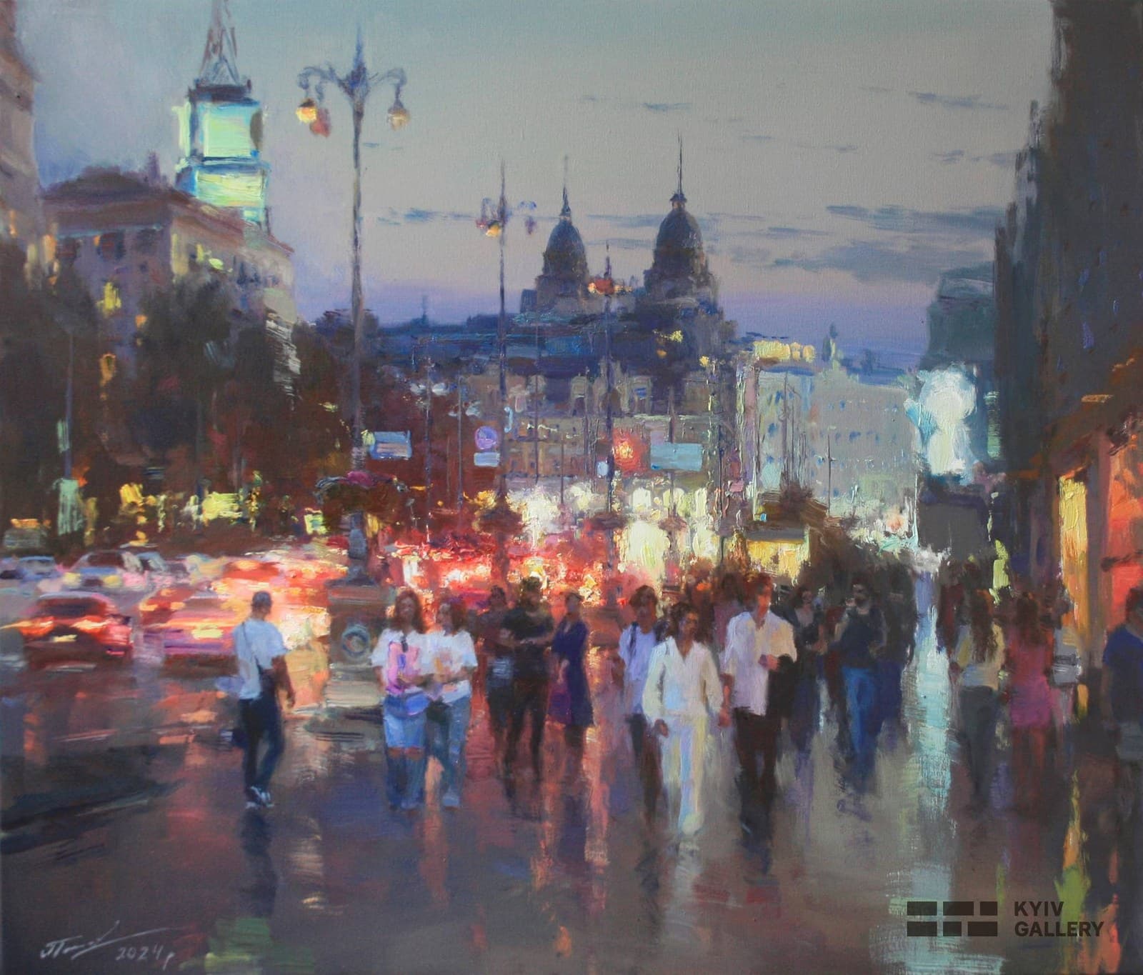 Walking along Khreshchatyk