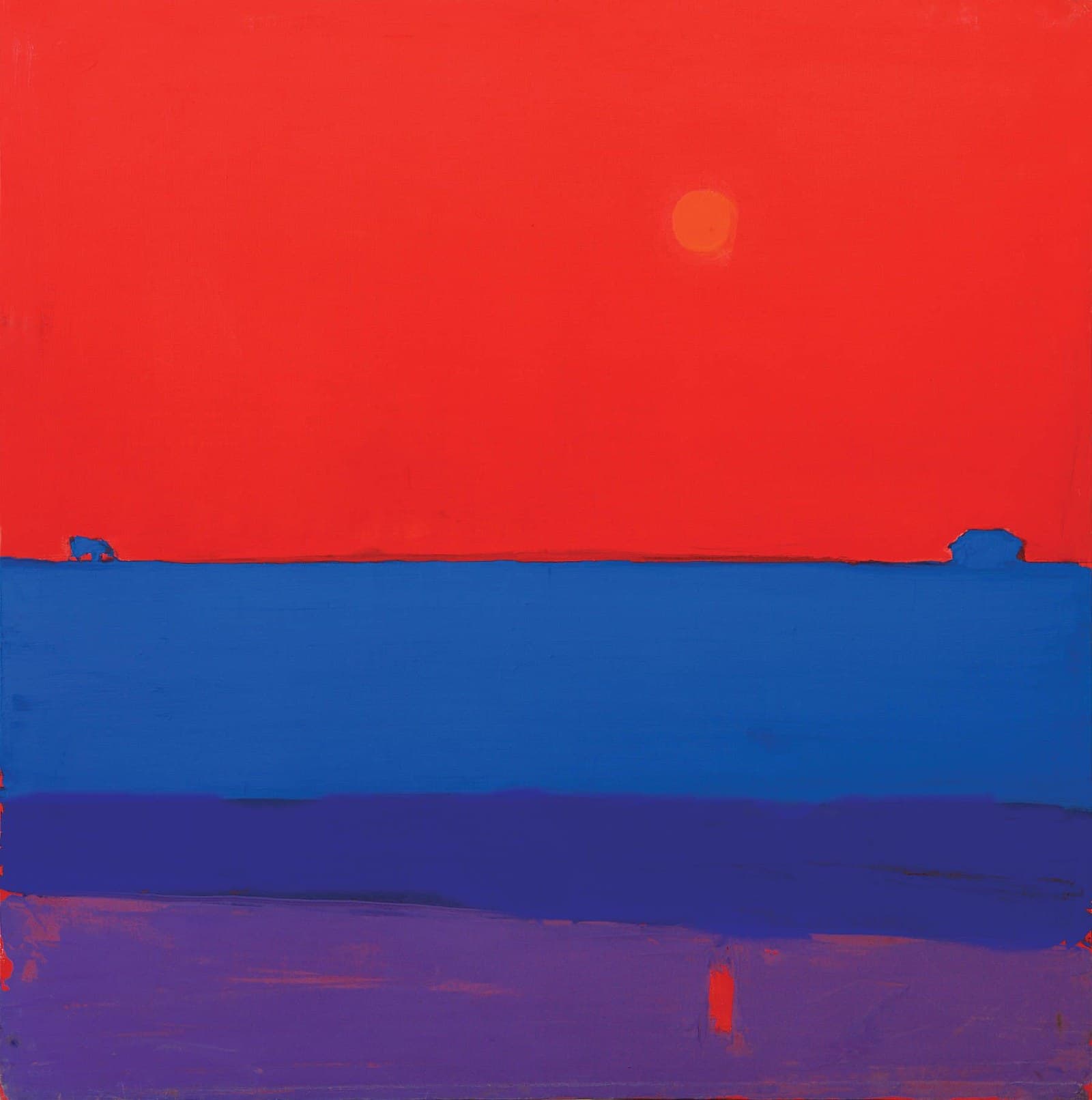 Evening. Steppe